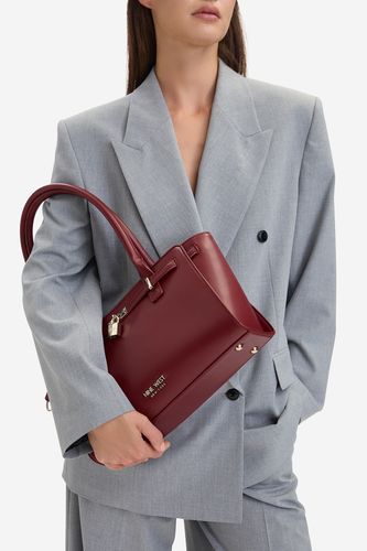 Torbica NINE WEST EO-GOLDEN FRAME-LDA9424 Bordo rdeča