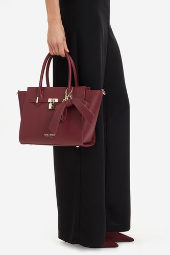 Torbica NINE WEST CEO-CHELSEA-CHARM-II-LX10185 Bordo rdeča