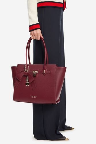 Torbica NINE WEST CEO-CHELSEA-CHARM-III-LX10186 Bordo rdeča