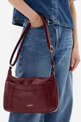 Torbica Lasocki CEO-LSK-L-009-08 Bordo rdeča