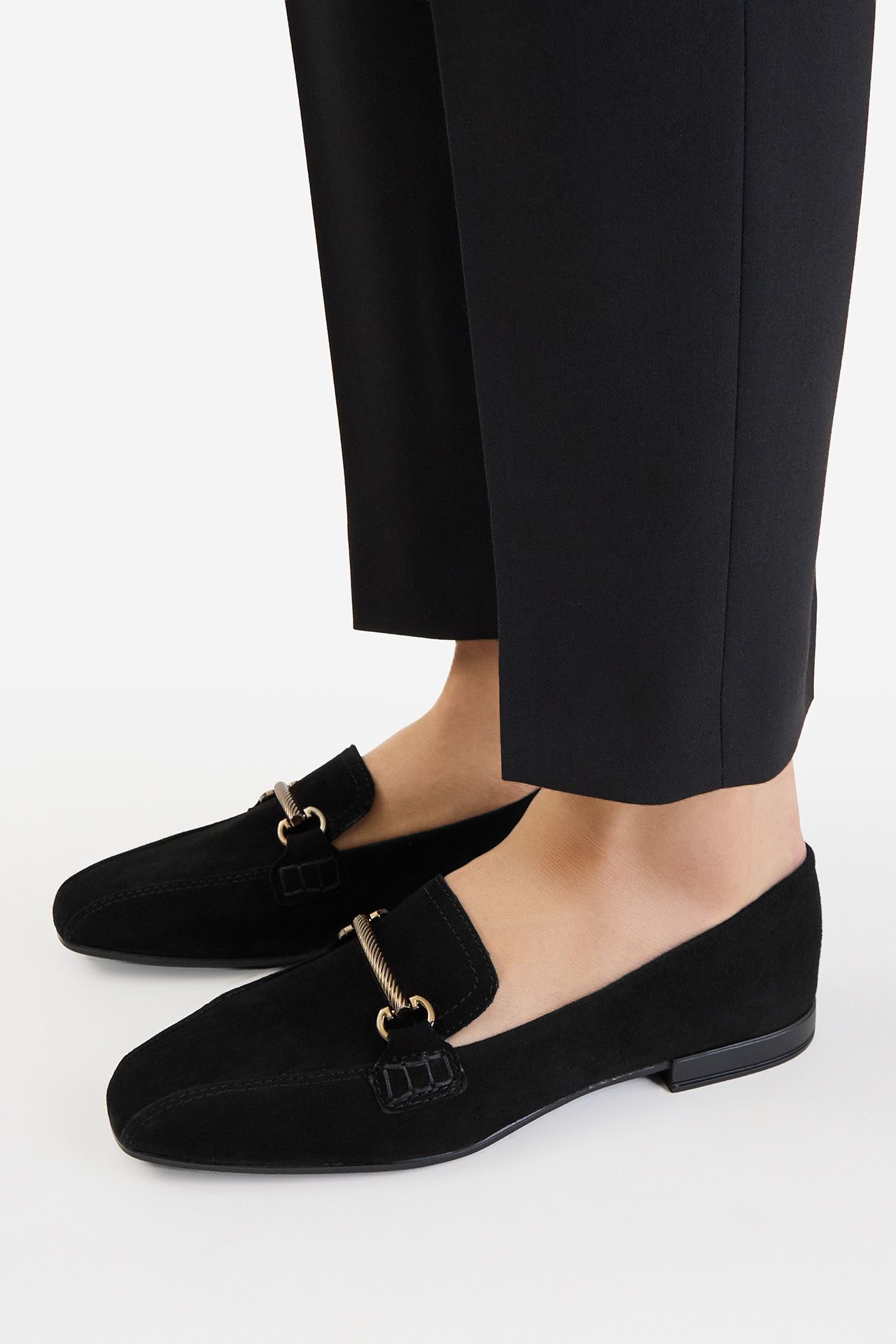 Loafersy Černá