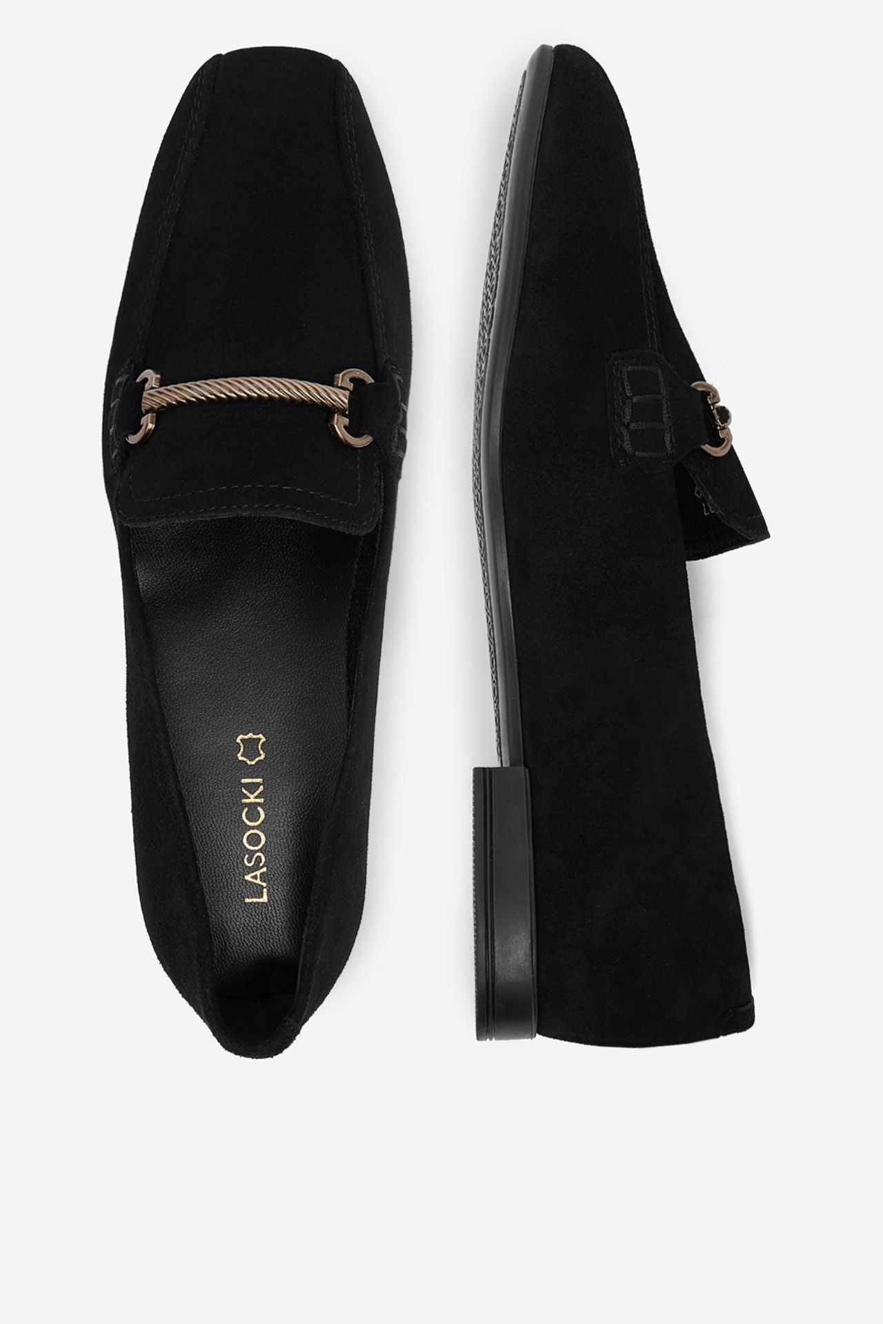 Loafersy Černá