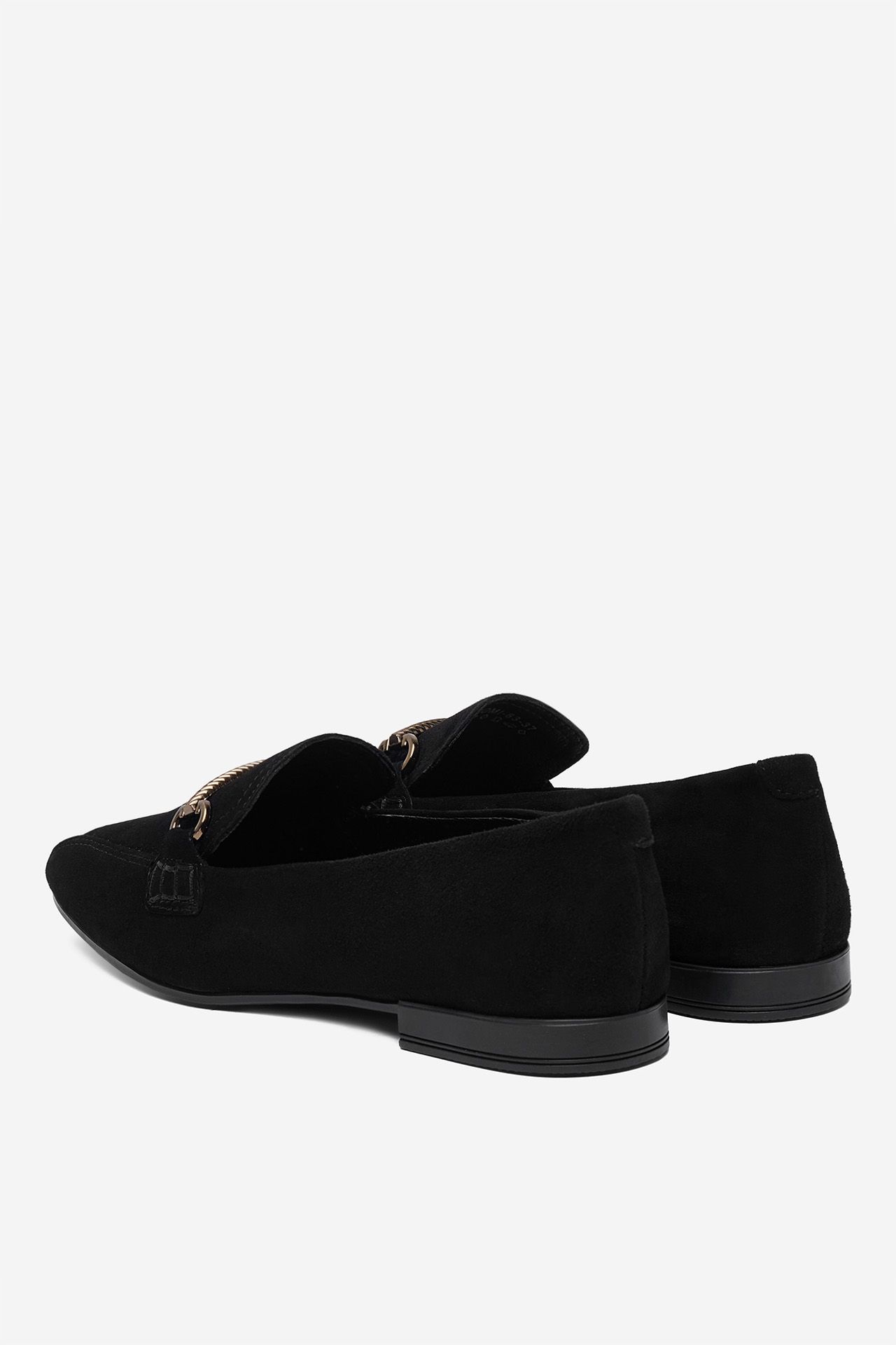 Loafersy Černá