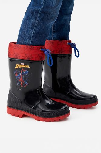 Gumijasti škornji Spiderman CEO-NJ-AW26-313SPRMV Črna
