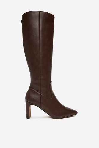 Kozačky NINE WEST CEO-SAWSAN-02 Hnědá