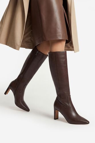 Kozačky NINE WEST CEO-SAWSAN-02 Hnědá