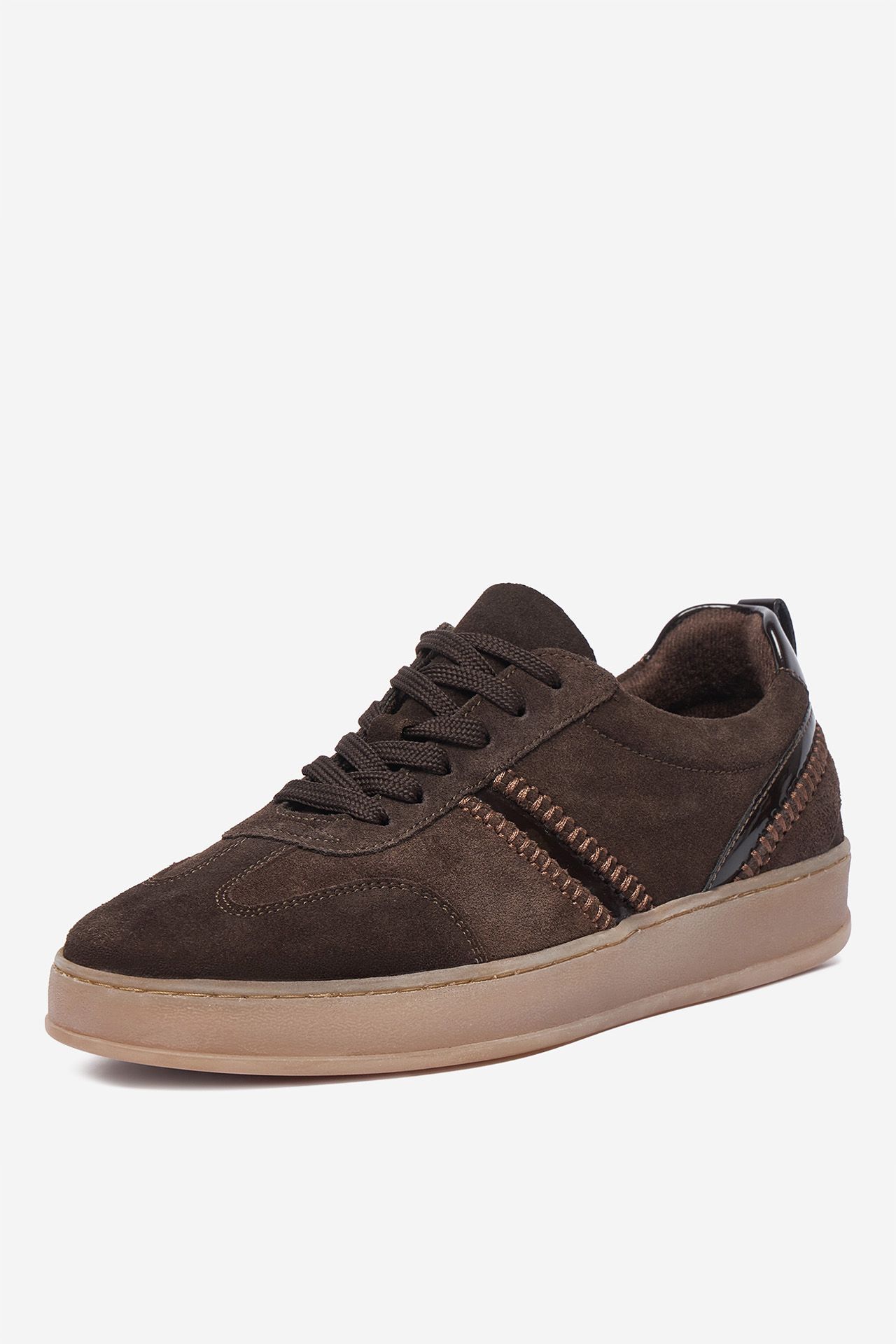 Sneakersy Tmavě hnědá