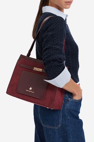Torbica Beverly Hills Polo Club CEO-BHPC-C-018-10 Bordo rdeča