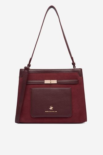 Torbica Beverly Hills Polo Club CEO-BHPC-C-018-10 Bordo rdeča
