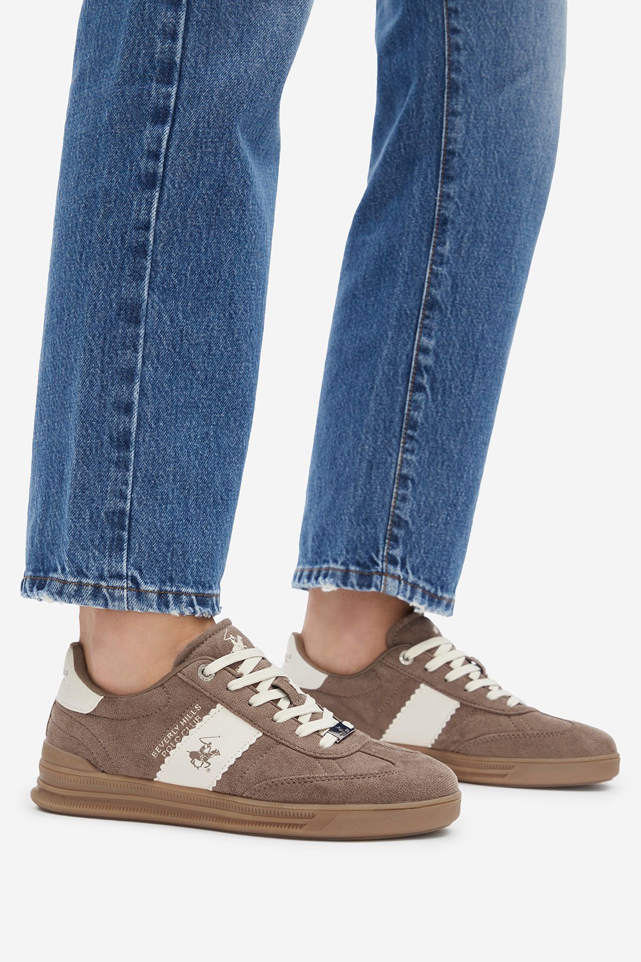 Sneakersy Hnědá