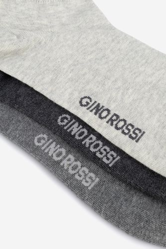 Nogavice Gino Rossi CEO_AS_GR_3MB_001S-AW26 (3-PACK) Siva