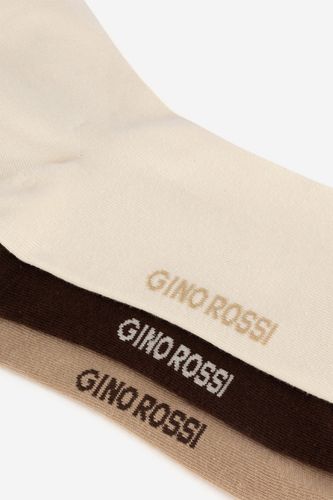 Nogavice Gino Rossi CEO_AS_GR_3MB_002W-AW26 (3-PACK) Čokoladno rjava