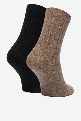 Čarape NINE WEST CEO_LA_NW_17637_W_AW26 (2-PACK) Braon