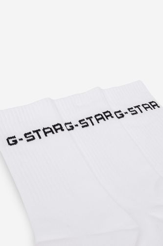 Nogavice G-STAR CEO_AS_G_STAR_001W_AW26 (3-PACK) Bela