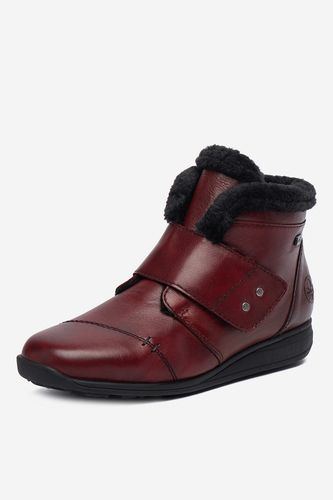 Gležnjarji Rieker CEO-47268-35 Bordo rdeča