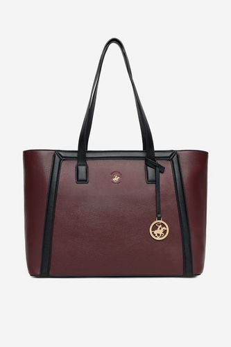 Torbica Beverly Hills Polo Club CEO-BHPC-L-007-08 Bordo rdeča