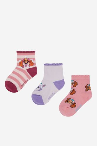 Čarape Paw Patrol CEO-ACCCS-AW26-108PAW(3-PACK) Roza