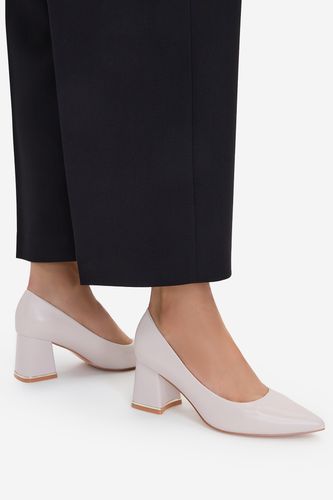 Čevlji s peto Jenny CEO-WFA3047-1 Svetlo siva