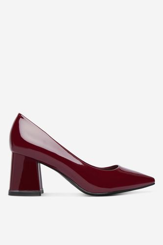 Čevlji s peto Jenny CEO-WFA3047-1 Bordo rdeča