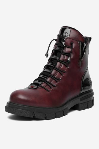 Semiš Rieker CEO-Z9152-35 Bordo rdeča