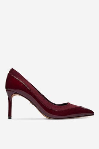 Čevlji s peto NINE WEST CEO-CD26-009-1 Bordo rdeča