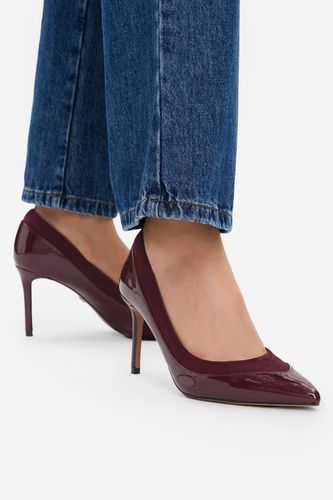 Čevlji s peto NINE WEST CEO-CD26-009-1 Bordo rdeča