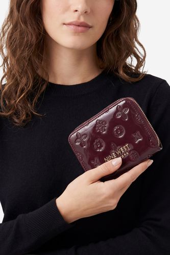 Ženska denarnica NINE WEST CEO-NW-W1-005-AW26 Bordo rdeča