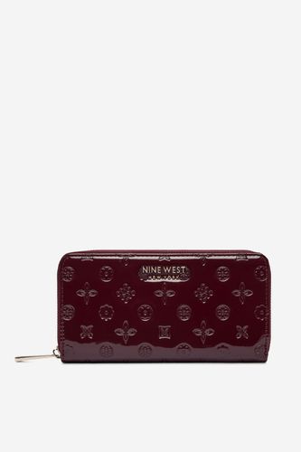 Ženska denarnica NINE WEST CEO-NW-W1-003-AW26 Bordo rdeča