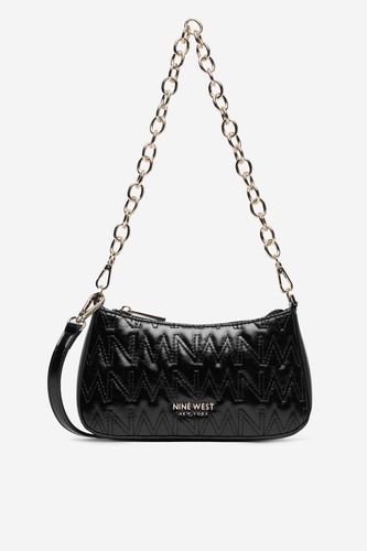 Torbica NINE WEST CEO-SILKEN GLOW-LA482-7888 Črna