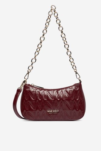 Torbica NINE WEST CEO-SILKEN GLOW-LA482-7888 Bordo rdeča