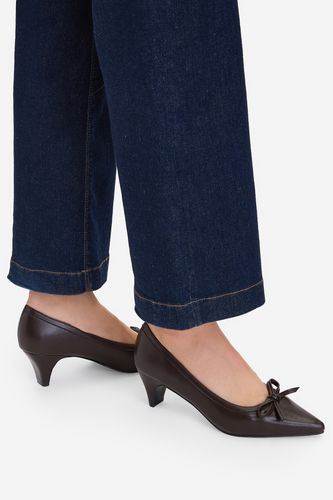 Čevlji s peto Jenny CEO-LS6633-01 Čokoladno rjava