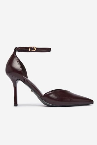 Čevlji s peto DeeZee CEO-CD25-355-1 Bordo rdeča