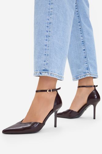 Čevlji s peto DeeZee CEO-CD25-355-1 Bordo rdeča