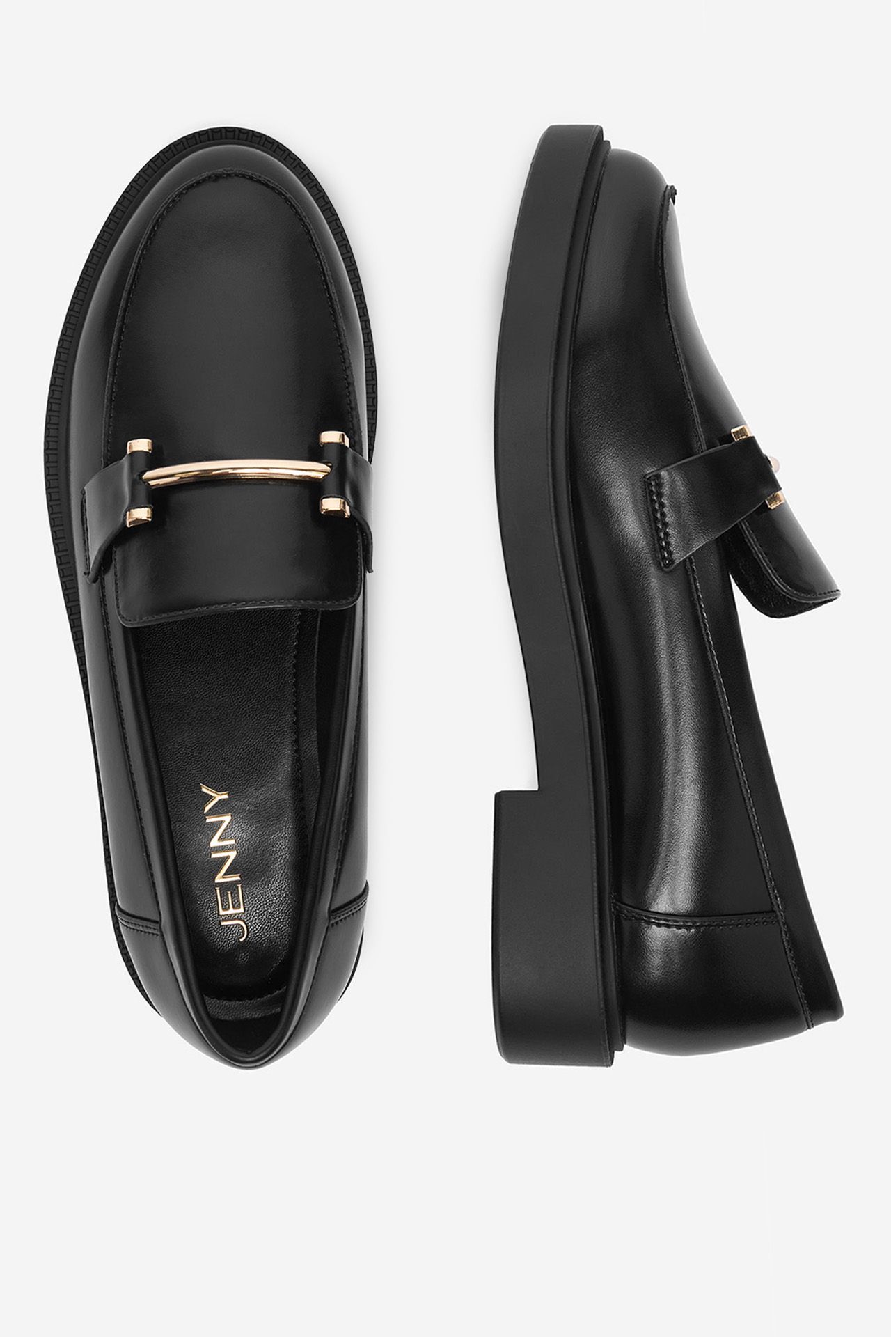 Loafersy Černá