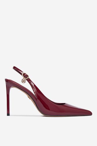 Čevlji s peto NINE WEST EO-TS6384-01 Bordo rdeča