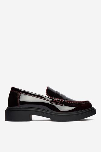 Mokasinke Jenny CEO-Y82537-1 Bordo rdeča