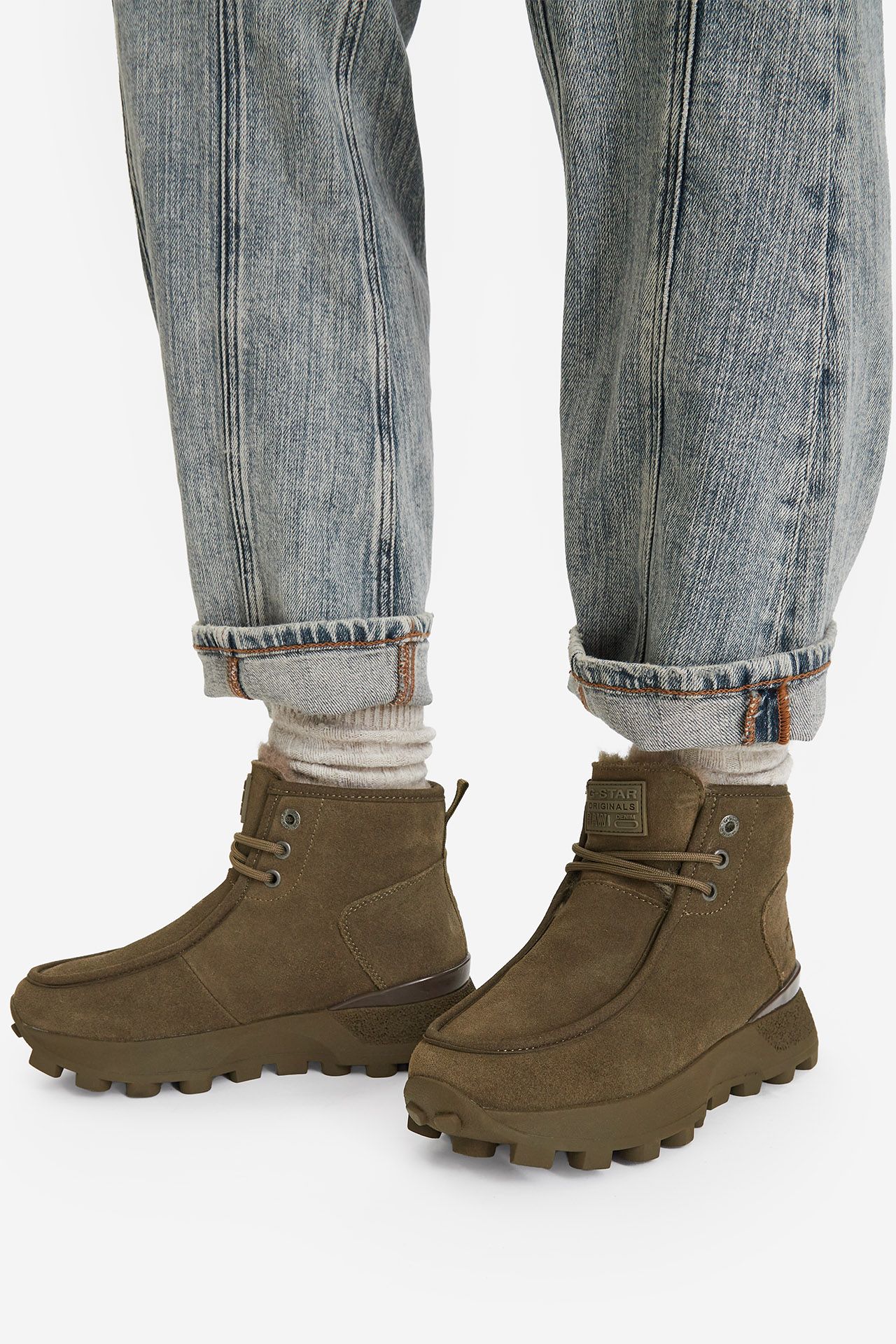 Kotníková obuv Khaki