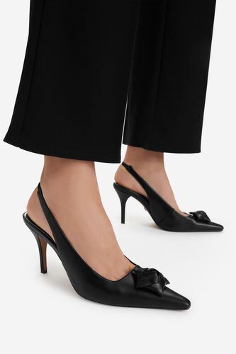 Čevlji s peto NINE WEST EO-C6030-1 Črna