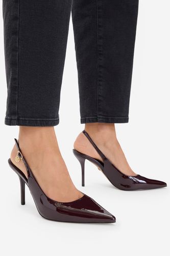 Čevlji s peto NINE WEST CEO-CD25-316-1 Bordo rdeča