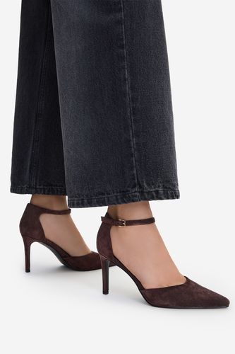 Čevlji s peto DeeZee CEO-TS6391-01 Rjava
