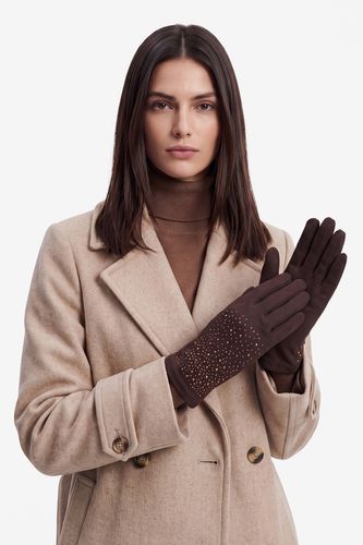 Ženske rokavice NINE WEST CEO-NW-W6-001-AW26K Rjava