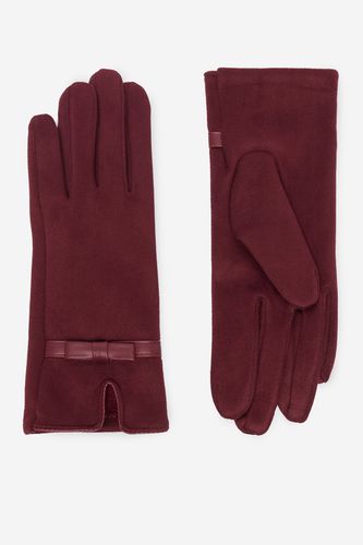 Ženske rokavice NINE WEST CEO-NW-W6-002-AW26K Bordo rdeča