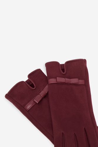 Ženske rokavice NINE WEST CEO-NW-W6-002-AW26K Bordo rdeča