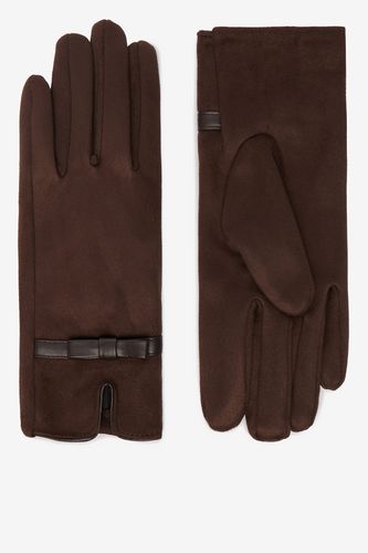 Ženske rokavice NINE WEST CEO-NW-W6-002-AW26K Čokoladno rjava