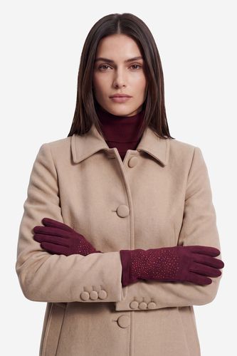 Ženske rokavice NINE WEST CEO-NW-W6-001-AW26K Bordo rdeča