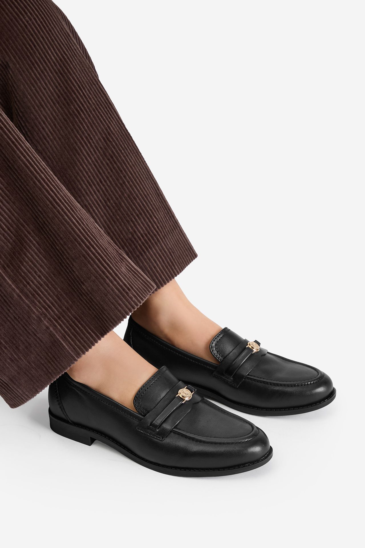 Loafersy Černá