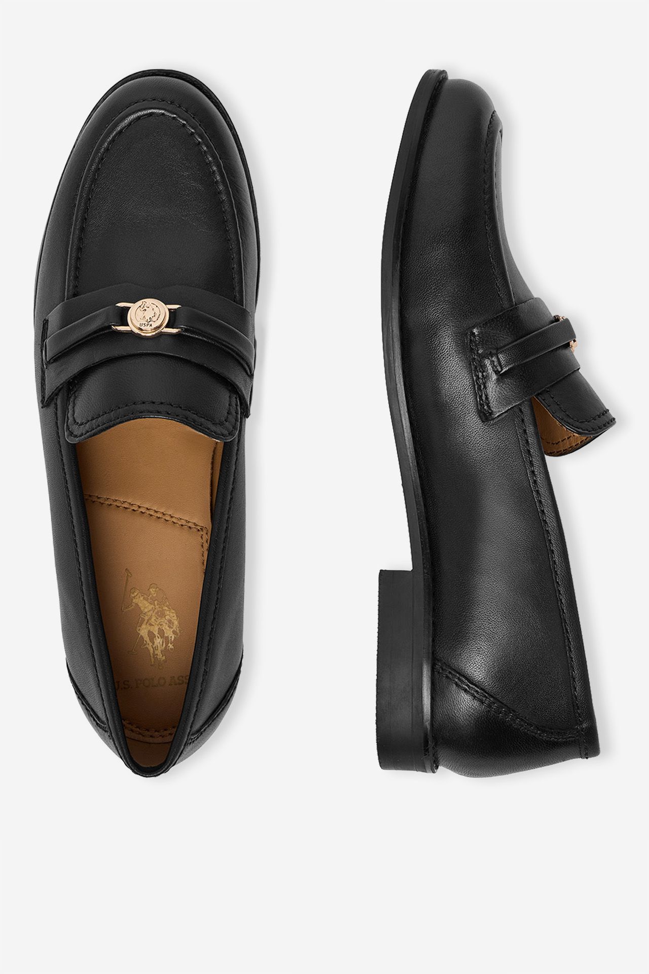 Loafersy Černá