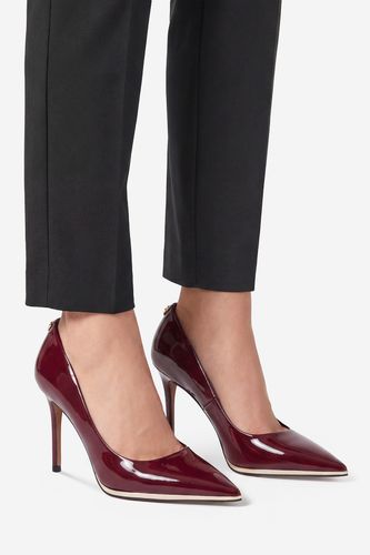 Čevlji s peto NINE WEST CEO-SH2124 01 Bordo rdeča