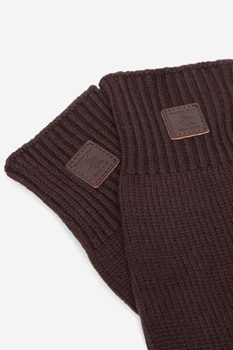 Moške rokavice Beverly Hills Polo Club CWBEO-BHPC-M6-001-AW26 Rjava