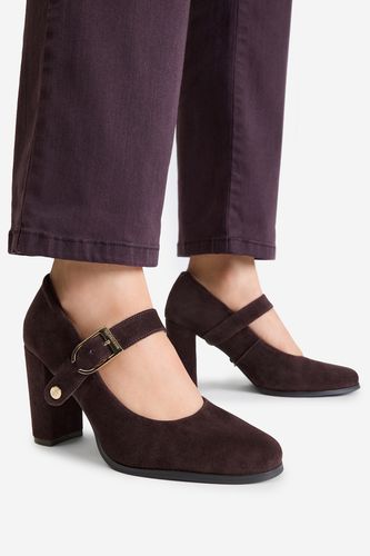 Čevlji s peto U.S. POLO ASSN. EO-KELLY001W/GL1 Rjava